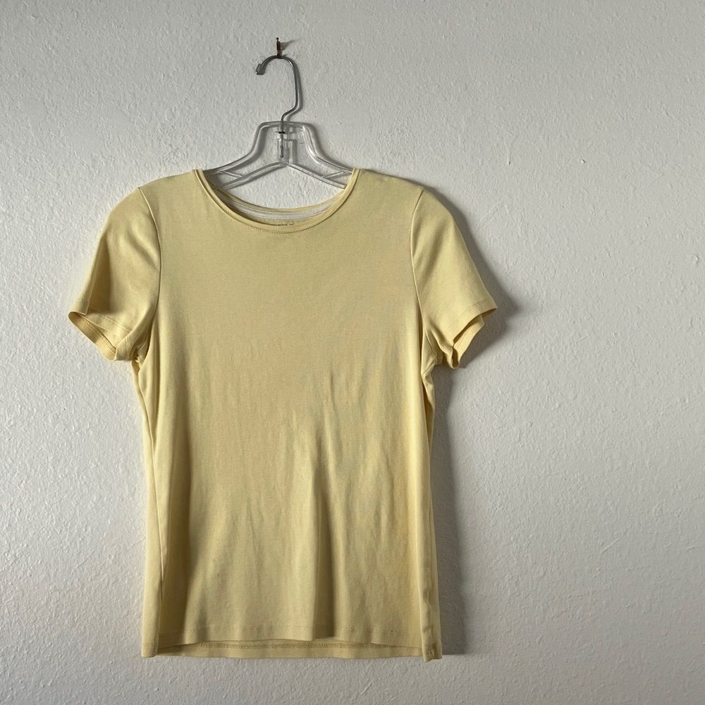Yellow Talbots "The Talbots Tee" Shirt